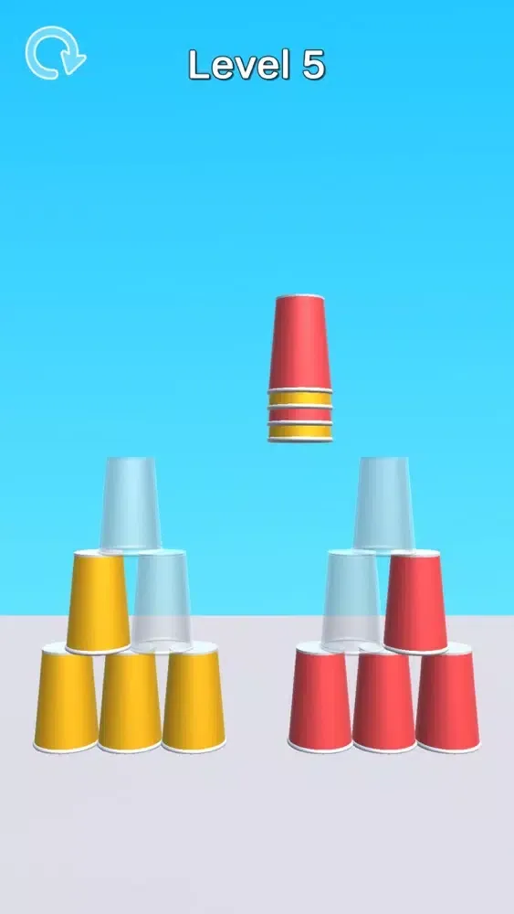 Tangkapan layar Cup Stacker