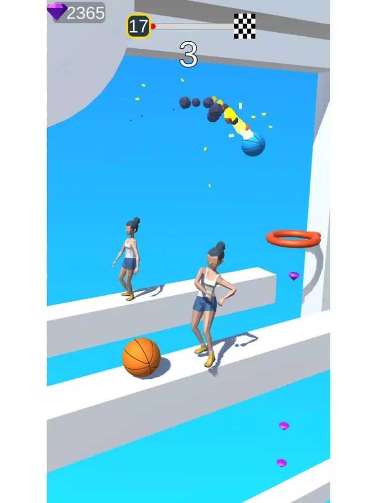 صور Dunk Race 3D iPad 
