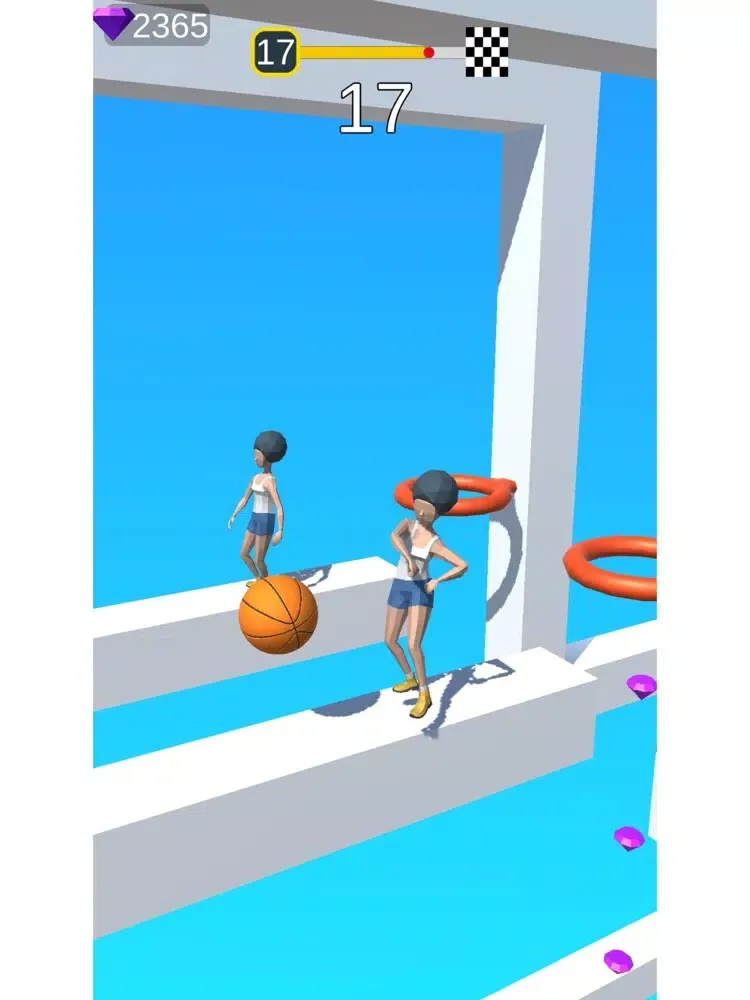 صور Dunk Race 3D iPad 