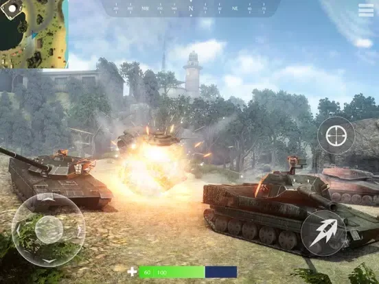 Tanks of War: World Battle iPad  Ekran Görüntüleri