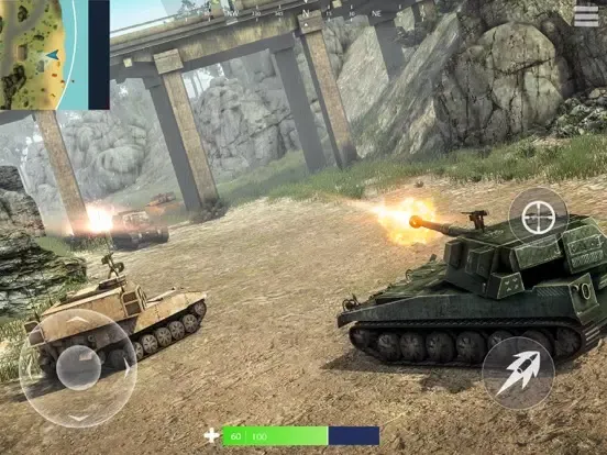 Tanks of War: World Battle iPad  Ekran Görüntüleri
