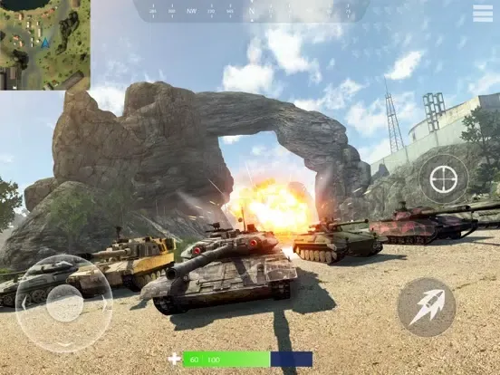 Tanks of War: World Battle iPad  Ekran Görüntüleri