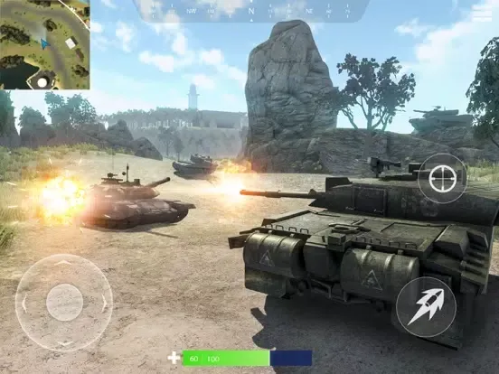 Tanks of War: World Battle iPad  Ekran Görüntüleri