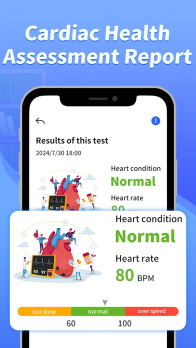 ภาพหน้าจอของ Heart Pulse:Heart Rate Monitor