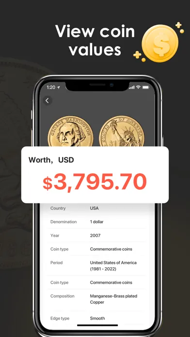 Screenshot di iCoin - Identify Coins Value