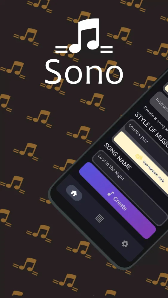 AI Music & Song Creator: Sono应用截图
