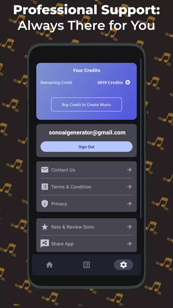 AI Music & Song Creator: Sono应用截图