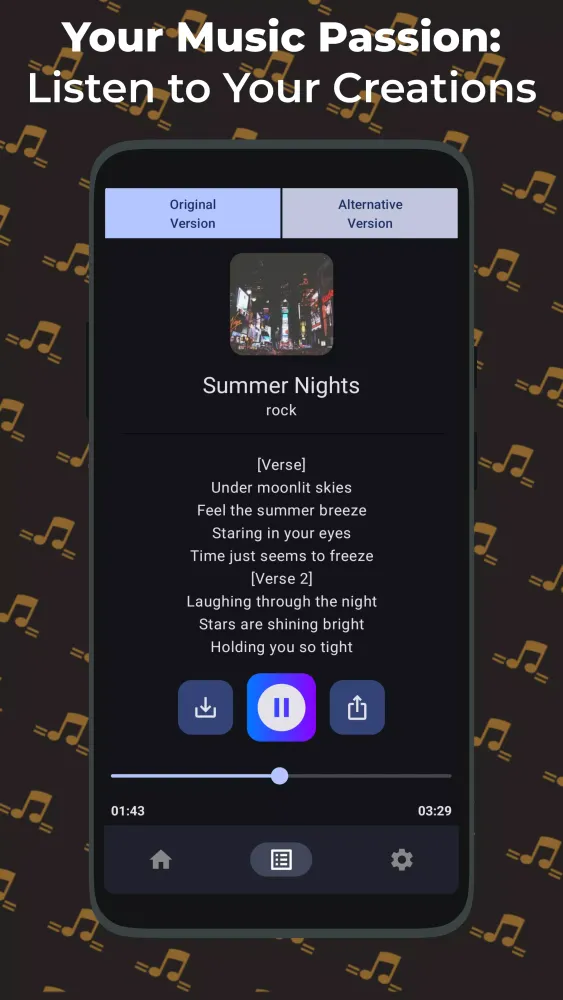 AI Music & Song Creator: Sono应用截图