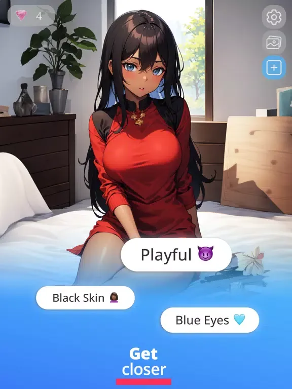 Sexy AI Girlfriend Chat Games iPad  Screenshots
