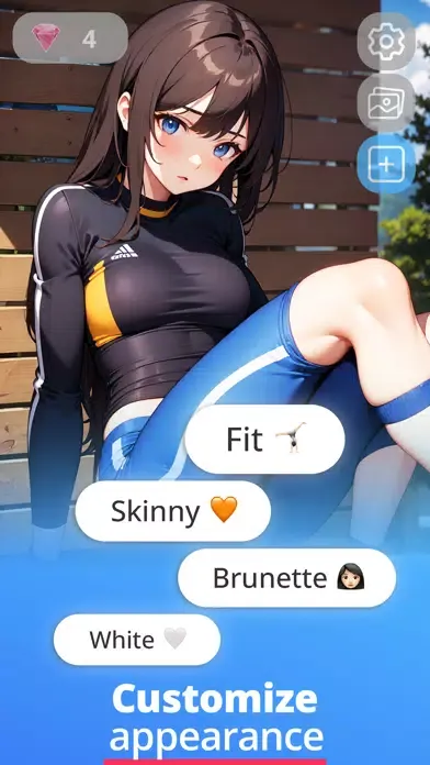 Sexy AI Girlfriend Chat Games Screenshots