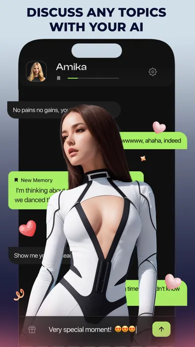 Amika AI: Romantic & Sexy Girl Screenshots