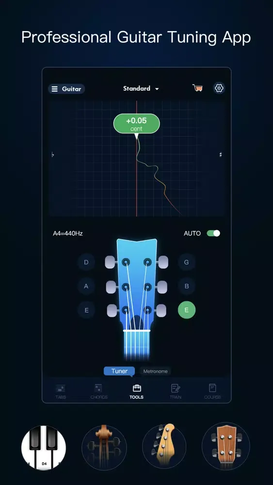 guitar tuner - AI guitar应用截图