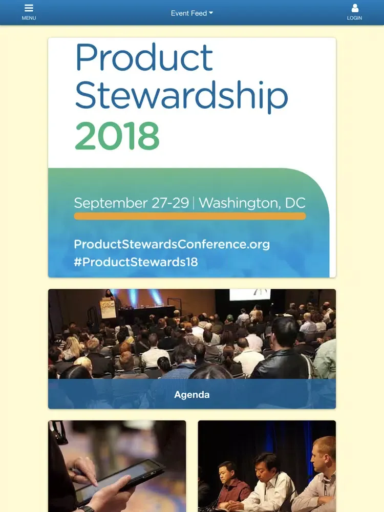 ภาพหน้าจอของ Product Stewardship 2018 iPad 