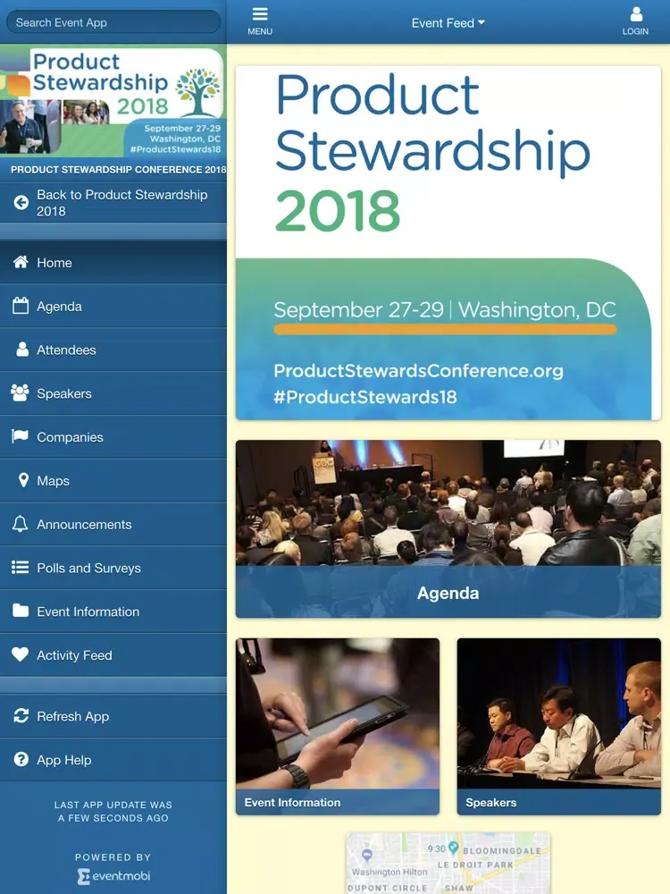 ภาพหน้าจอของ Product Stewardship 2018 iPad 