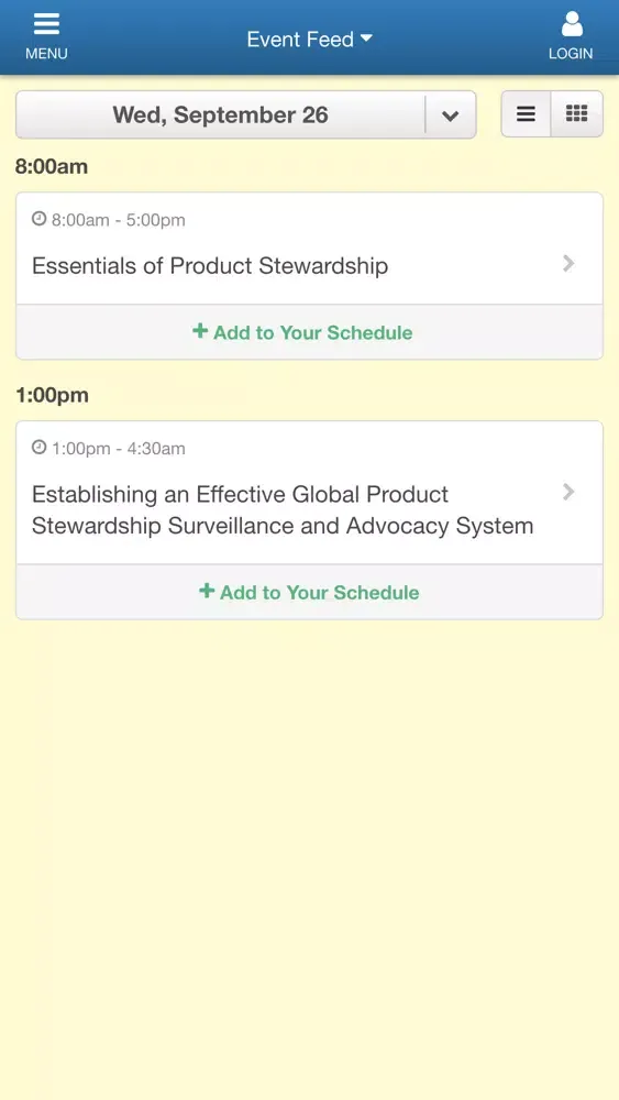 ภาพหน้าจอของ Product Stewardship 2018