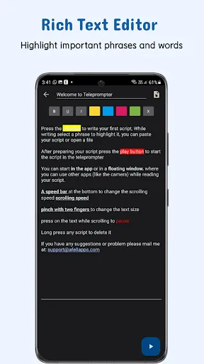 Nano Teleprompter应用截图