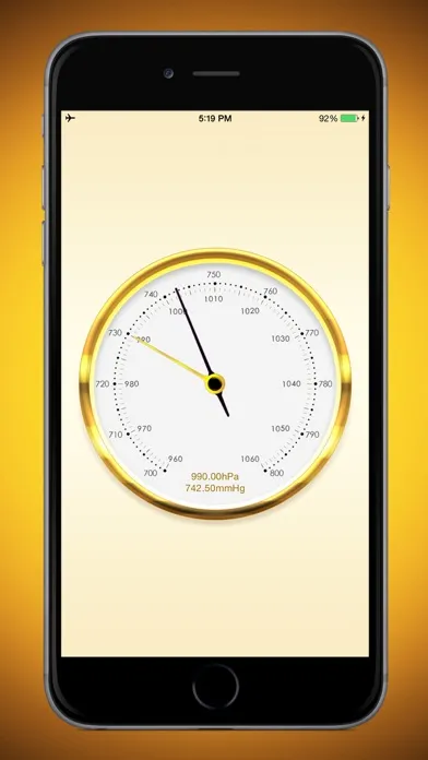 E-Barometer スクリーンショット