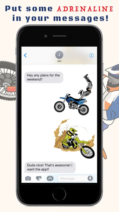 BraaapMoji Motorcycle MX Emojis & Stickers Screenshots