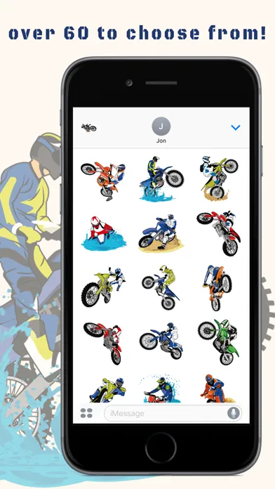 BraaapMoji Motorcycle MX Emojis & Stickers Screenshots