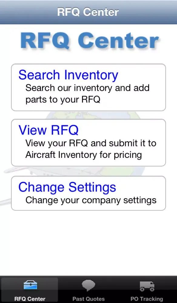 Screenshot di Aircraft Inventory Mobile