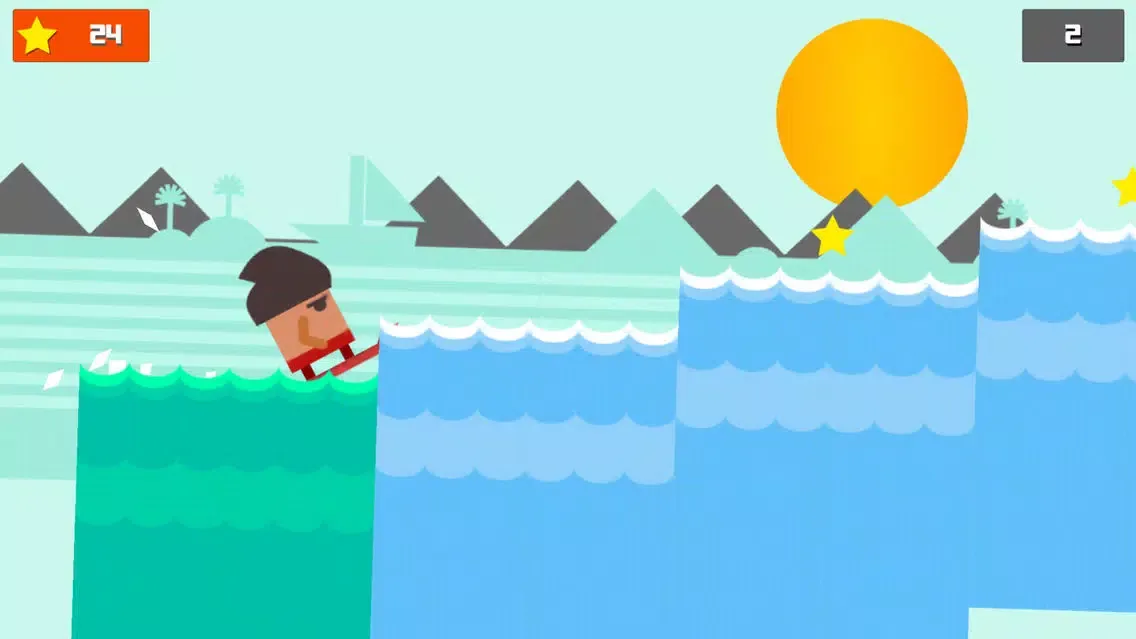 Tangkapan skrin Go Surfer :Go as far as you can