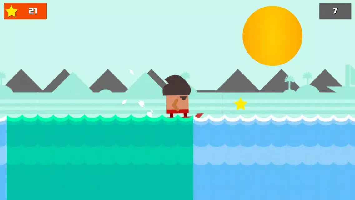 Tangkapan skrin Go Surfer :Go as far as you can