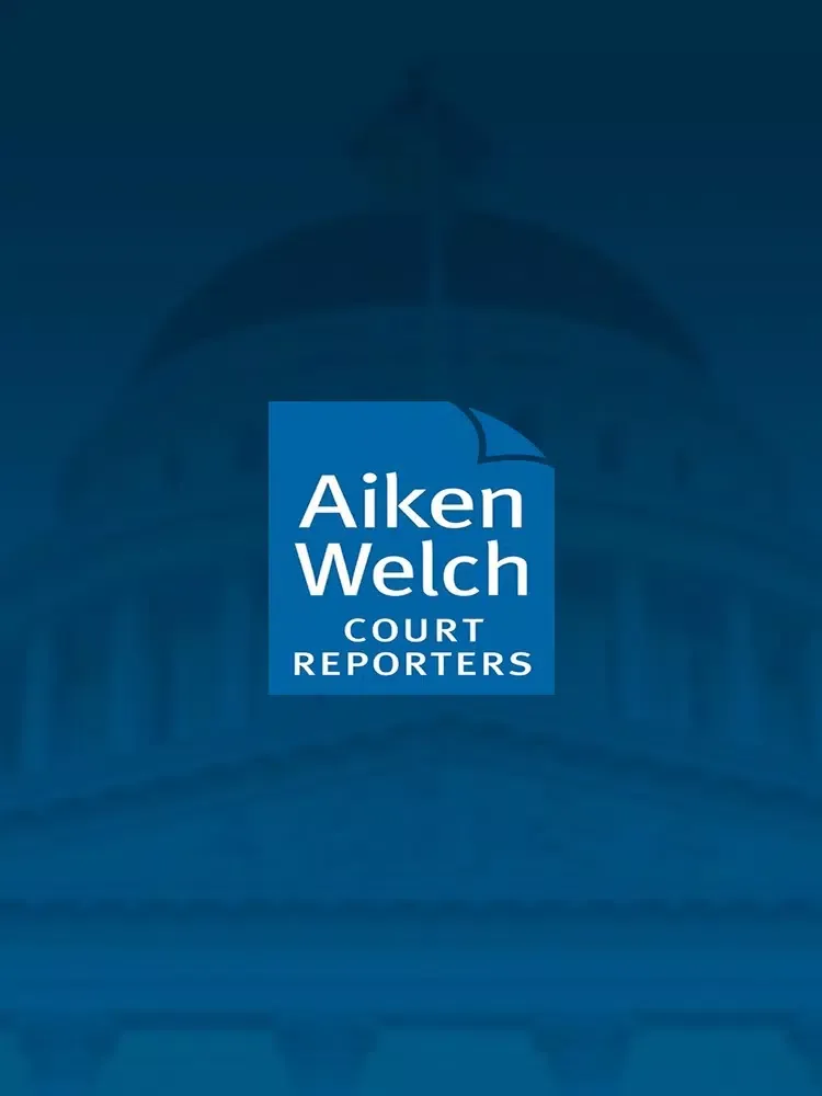 Capturas de pantalla de Aiken Welch Court Reporters iPad 