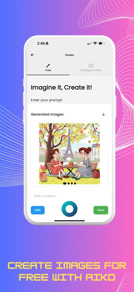 AIKO: Generative AI Network Screenshots