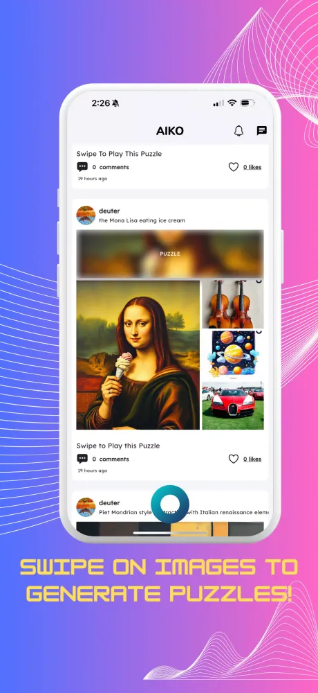 AIKO: Generative AI Network Screenshots