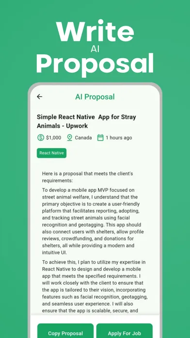 ภาพหน้าจอของ AiLancer - AI Writer & Alerts