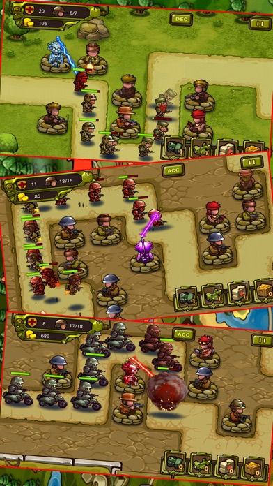 Pacific Defense-Warfighter Commander:World War II Homeworld Defend Battle Red Alert Tower Defense Ekran Görüntüleri