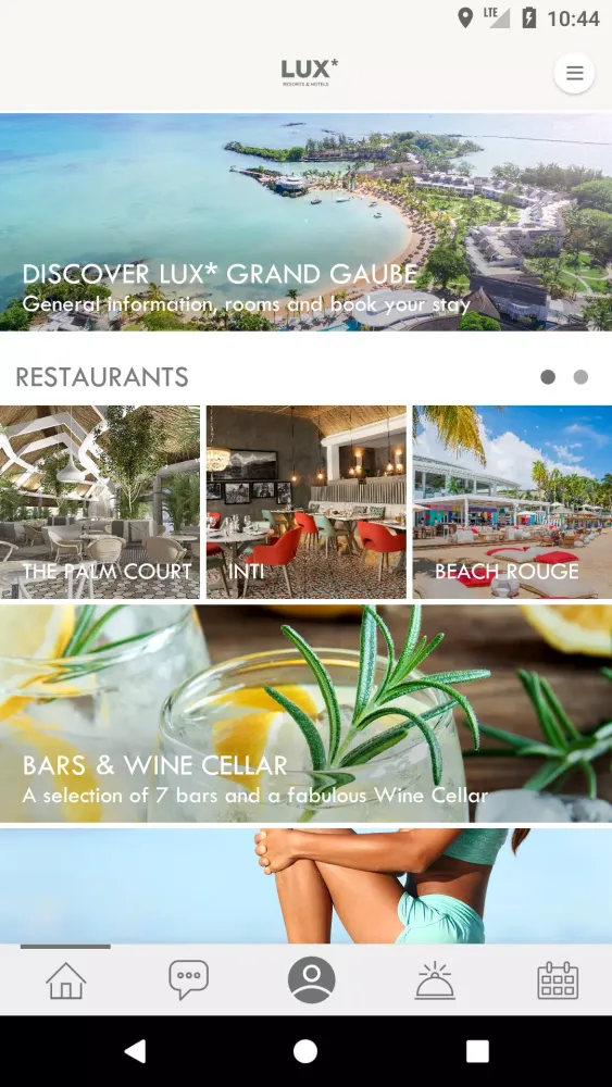 ภาพหน้าจอของ LUX* Experience