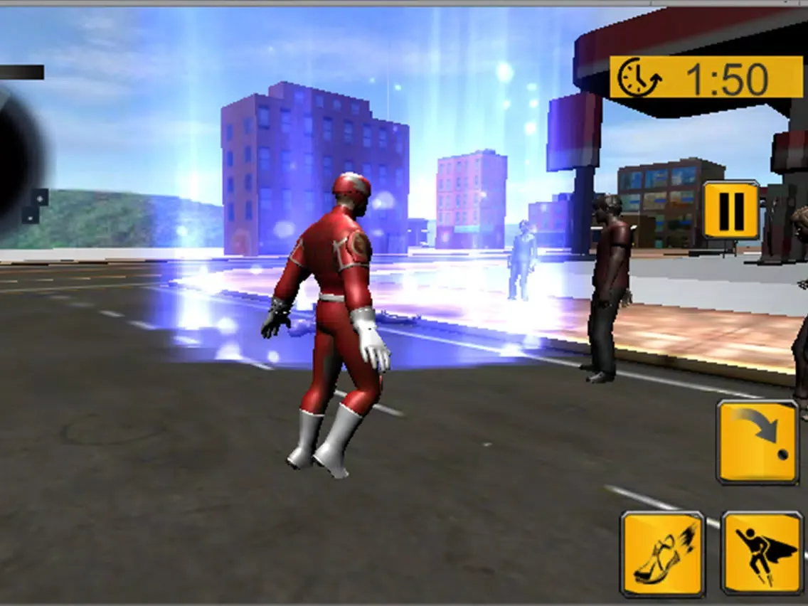 Скриншоты Flash Superhero City Battle iPad 