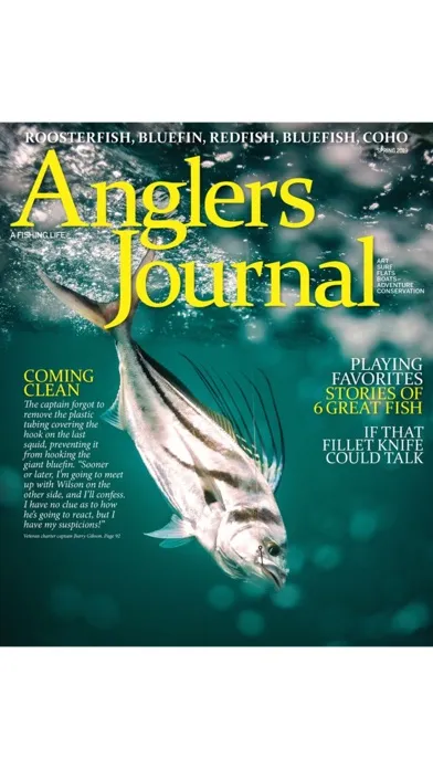 Tangkapan skrin Anglers Journal