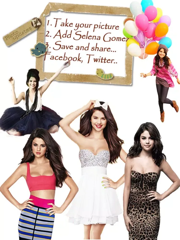 ภาพหน้าจอของ A¹ M Dating Selena Gomez edition - Pro photobooth with crowdstar for fan community iPad 