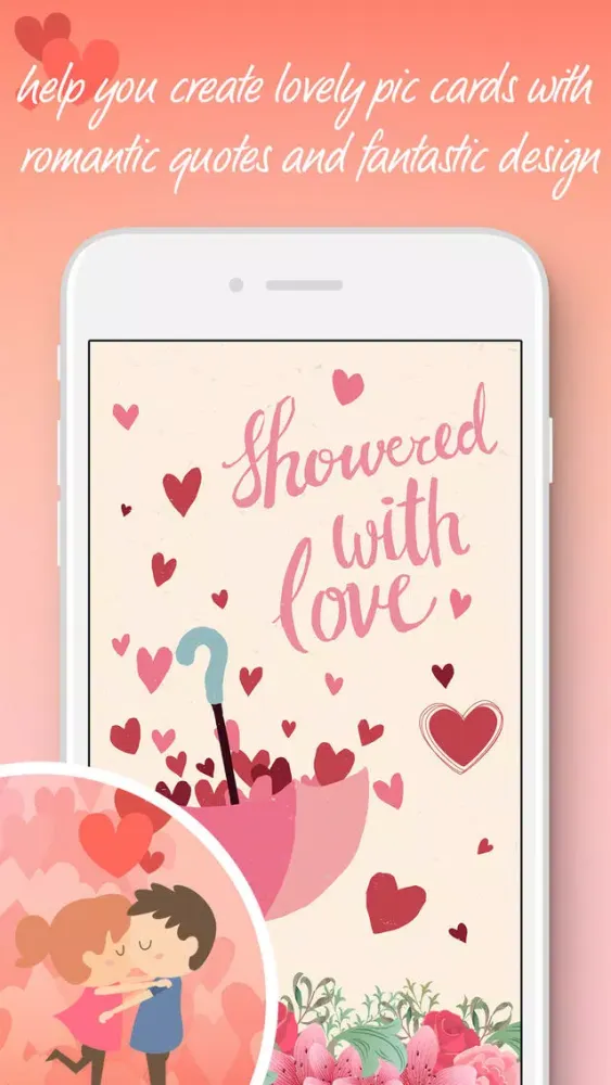 تصاویر Love card designer - add text & stickers to photo