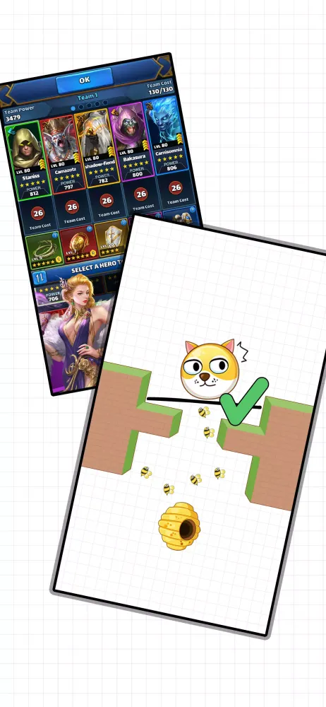 Ảnh chụp màn hình của Myth Heroes: Doge In Danger