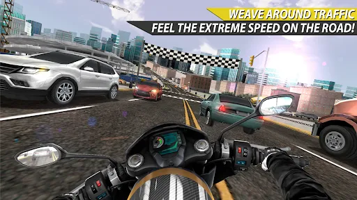 Moto Rider In Traffic Screenshots