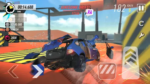 Car Stunt Races: Mega Ramps スクリーンショット
