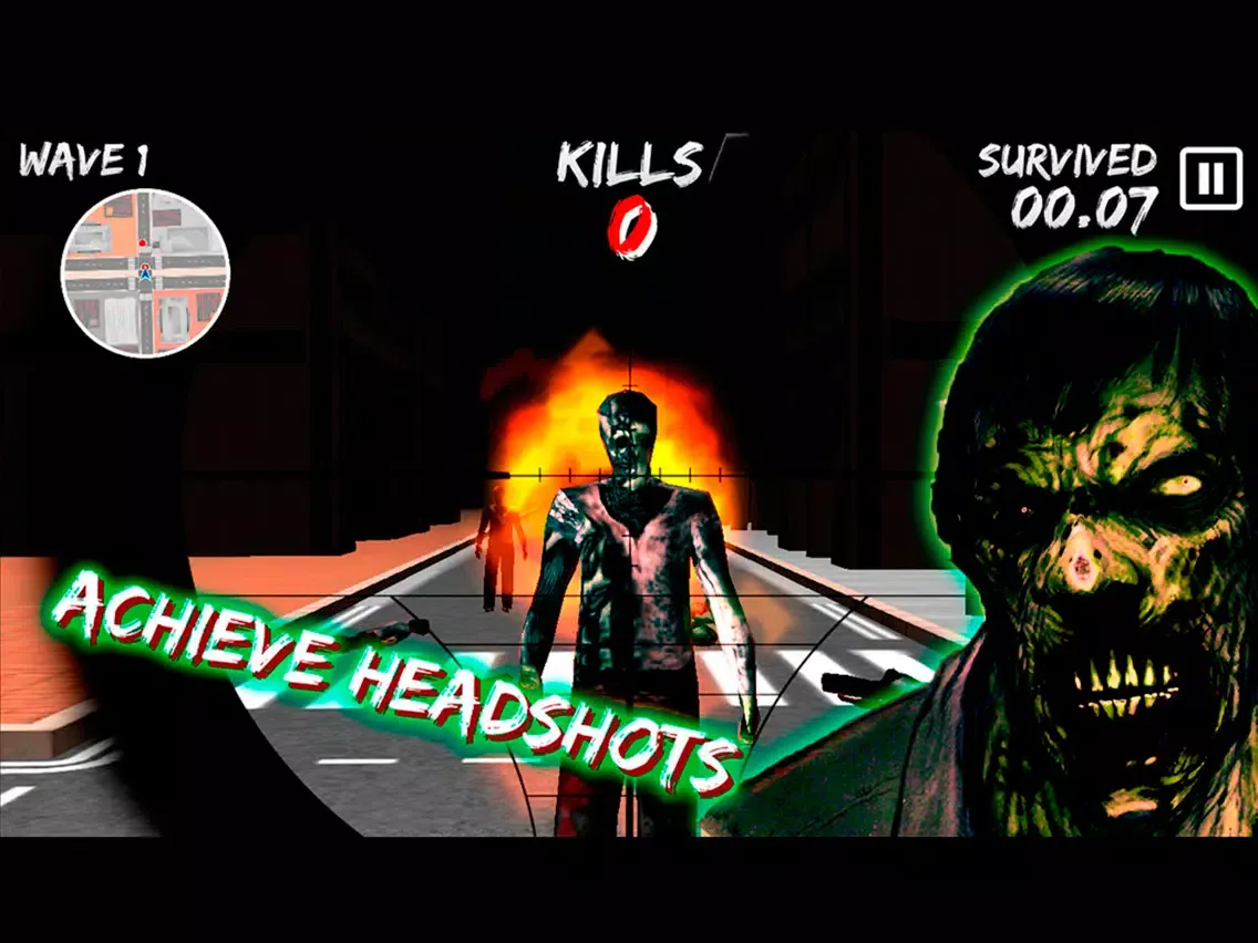 Скриншоты Zombie Sniper Gun 3D City iPad 
