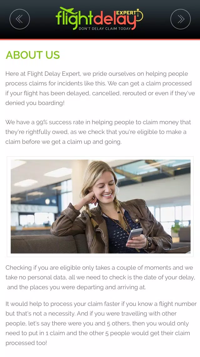 Flight Delay Expert Screenshots