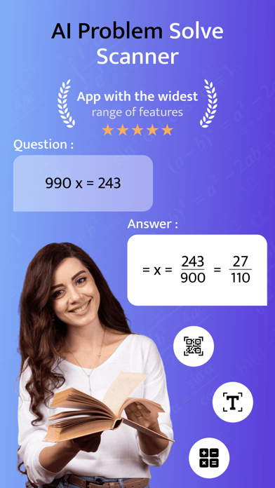 Capturas de pantalla de AI Math Solver Question Helper