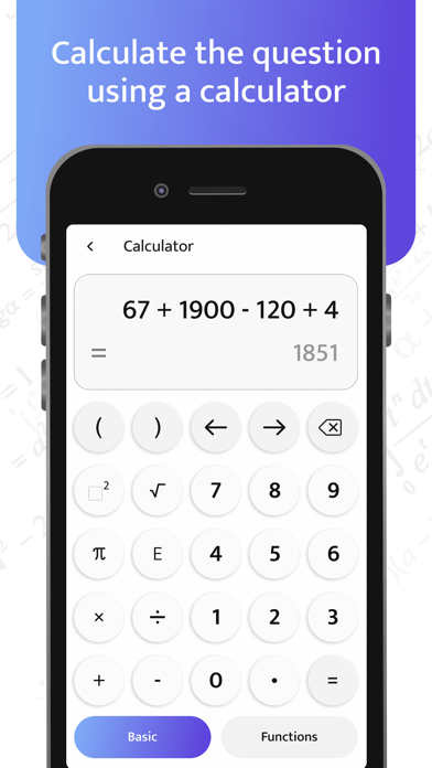 Capturas de pantalla de AI Math Solver Question Helper