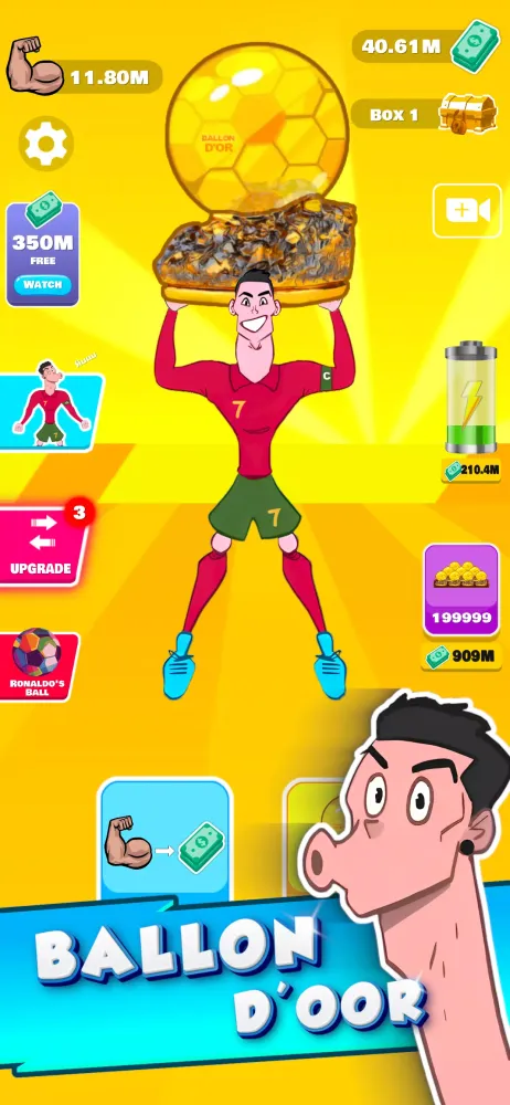 Capturas de pantalla de Lifting Ronaldo