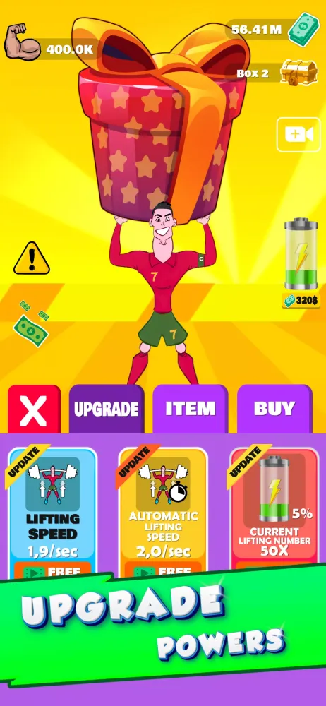 Capturas de pantalla de Lifting Ronaldo