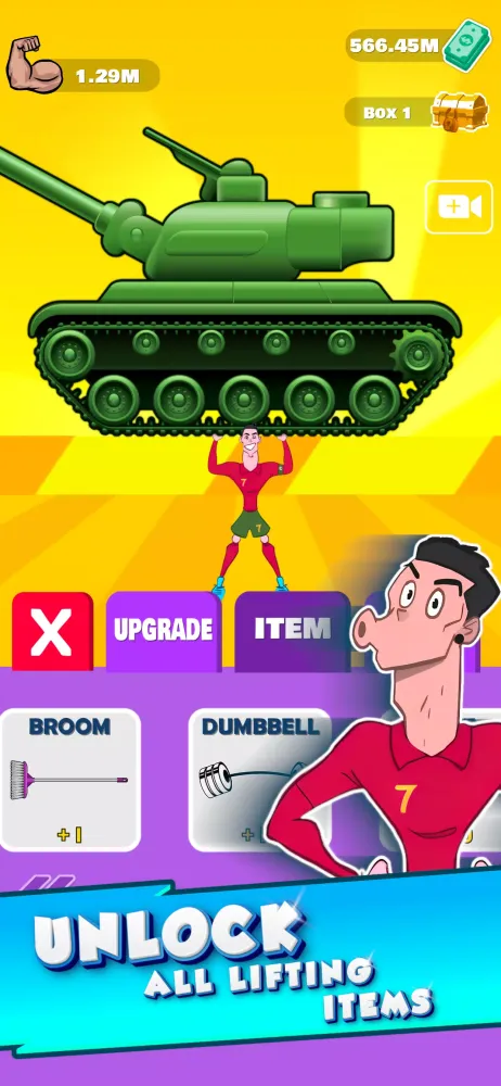 Capturas de pantalla de Lifting Ronaldo