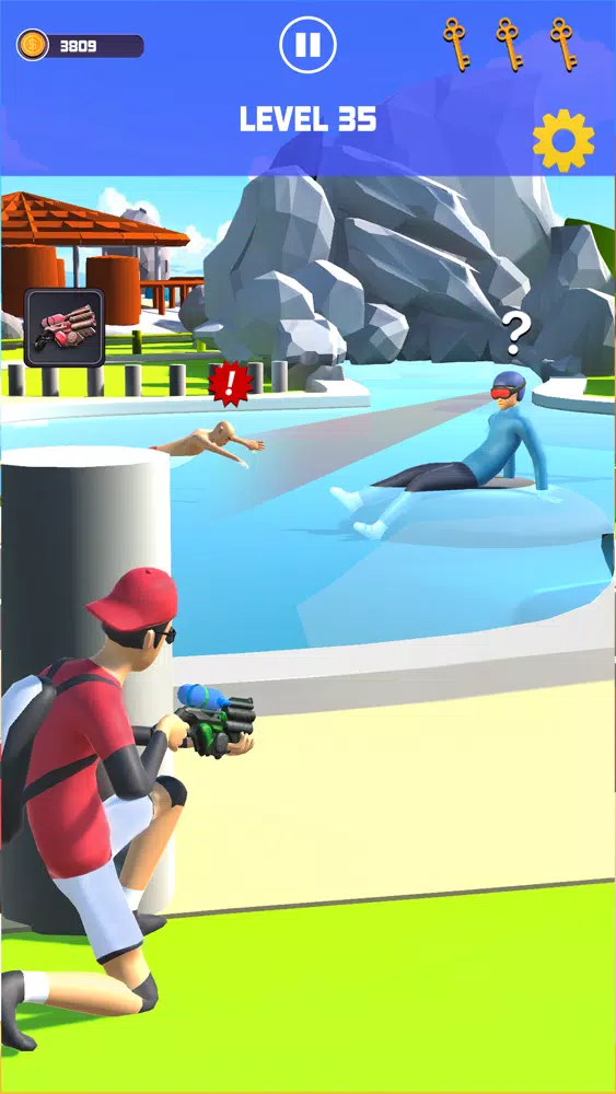 Ảnh chụp màn hình của Aqua Tag Warriors 2
