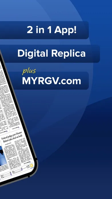 Capturas de tela do The Brownsville Herald News