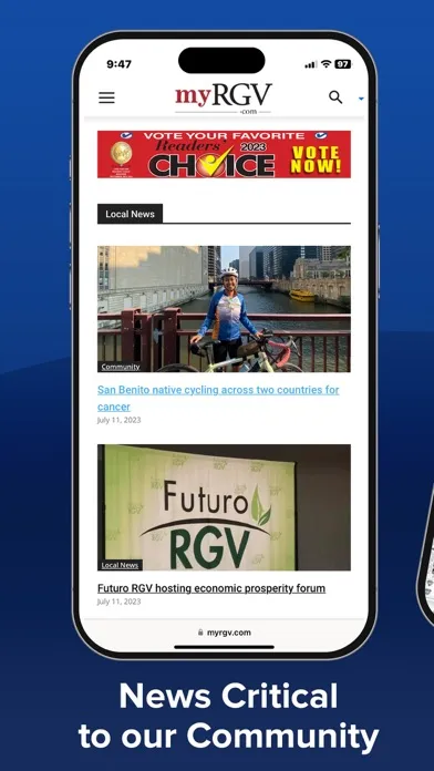 Capturas de tela do The Brownsville Herald News