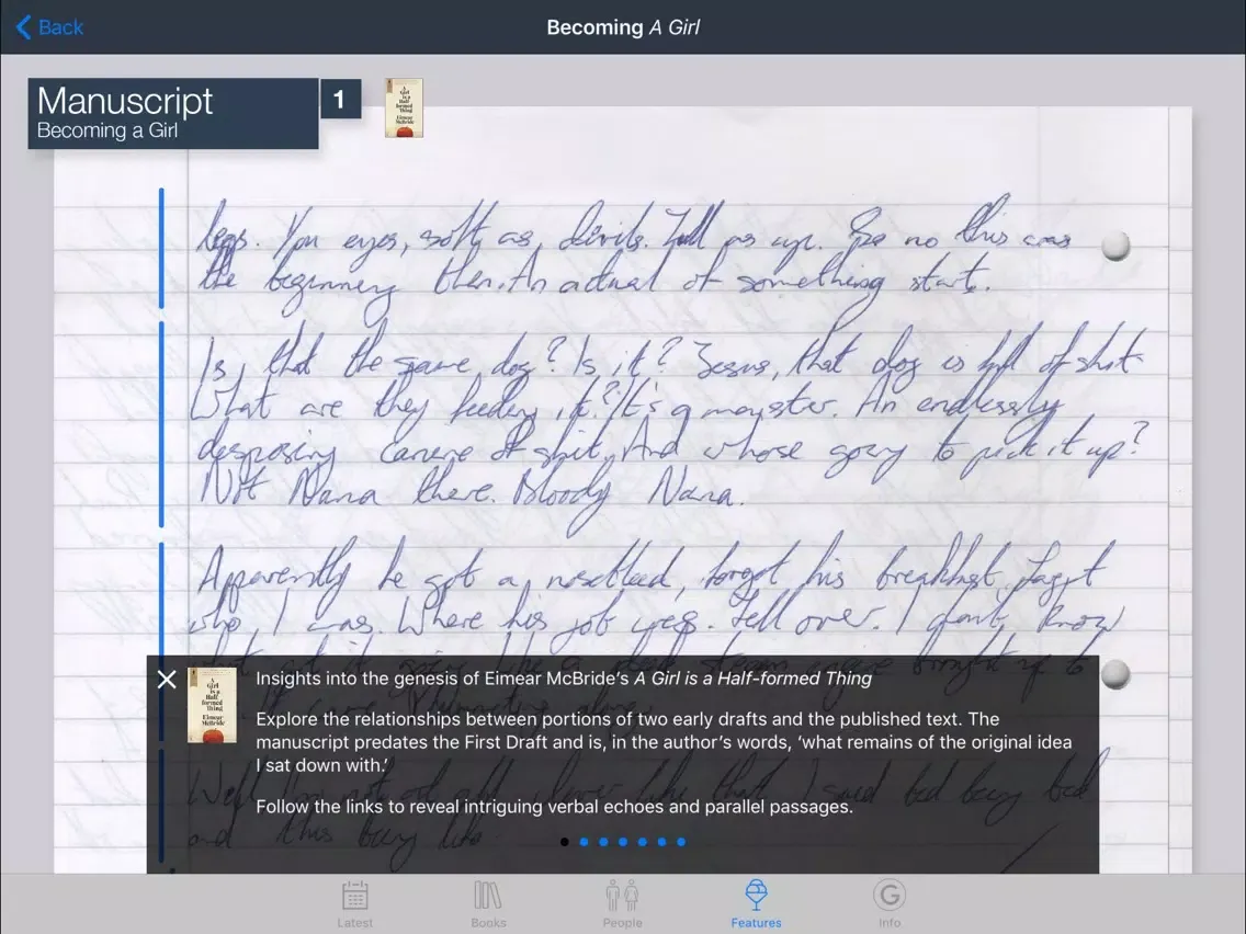 The Goldsmiths Prize iPad  Screenshots